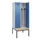 locker met bank,voor scheiding van kleding,HxBxD 2120x800x815mm,2vak