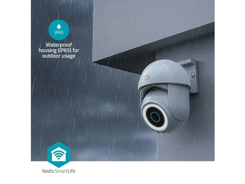 Beveiligingscamera Nedis Smartlife Wifi buiten 3MP Full HD 1296p wit