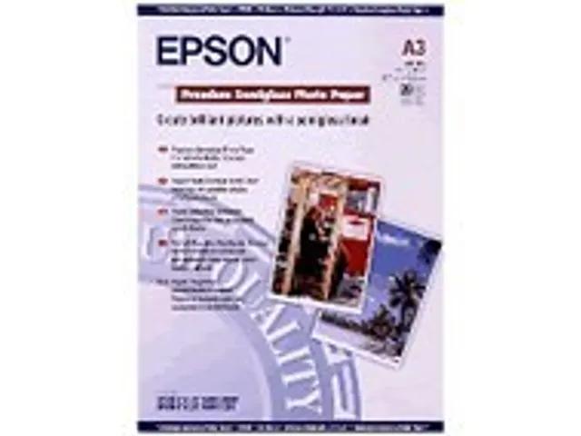 C 13 s 041334 Epson Fotopapier A3 251 Gram Gloss 20 Vel