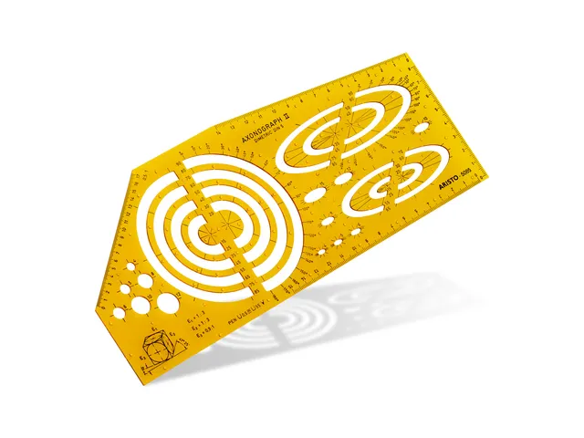 Tekensjabloon Aristo axonograph II 270x110x1mm