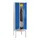 locker met bank,HxBxD 2150x600x500mm,2vak,RAL7035,front RAL5010