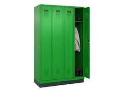 locker,HxBxD 1950x1200x500mm,4vak,vak B 300mm,cil.-slot,sokkel