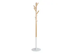 Tree kapstok in modern wit/beukenhout 8 haken 175 cm