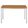 Tafel Vierkant 120x80 Cm Rechthoekig Frame Aluminium Blad Kersenhout