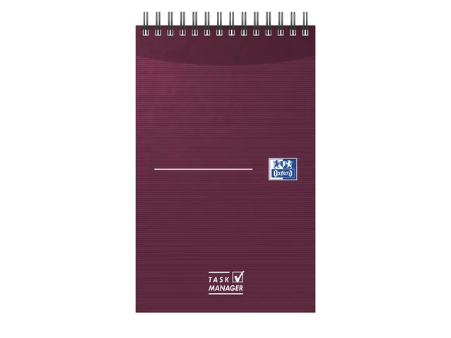 task manager 125x200mm Essen tials 140 pages 2 colors assorted