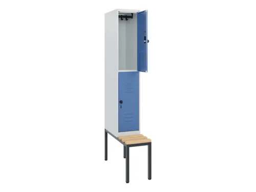 Dubbeldekse dekenkist,HxBxD 1950x300x815mm,1x2vak.,vak B 300mm