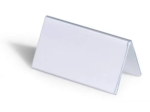 Tafelnaambord Durable 8051 52x100mm transparant