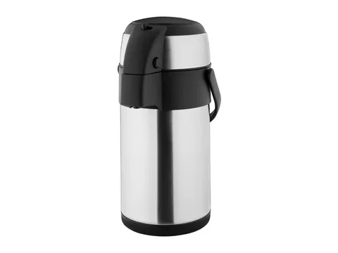 Thermoskan Olympia met pomp 2.5 liter rvs