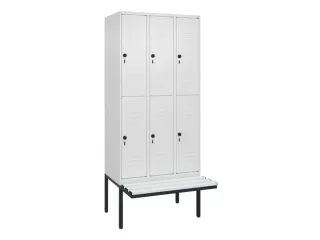 Dubbeldekse dekenkist,HxBxD 2120x900x815mm,3x2vak.,vak B 300mm - 1