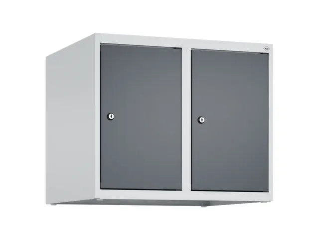 opzetkast,v. locker,2vak.,vak B 300mm,HxBxD 500x600x500mm,cilinderslot