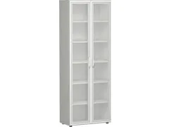 kantoorkast,HxBxD 2160x800x420mm,5xhouten vloer,6ordnerhoogte