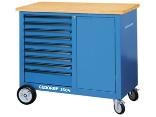 1504 EU Rollerwerkbank met assortiment - 2