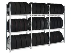 Bandenstelling Aanbouw Hxbxd 2750x1000x400mm 4etages Vaklast 150kg