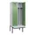 locker met bank,voor scheiding van kleding,HxBxD 2120x800x815mm,2vak