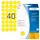 HERMA 2251 Multipurpose etiketten Rond 19mm Geel 1280 stuks