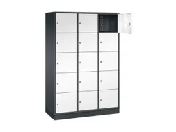 grootvolume-lockersysteem,HxBxD 1950x1220x500mm,3x5vakken,cil.-slot