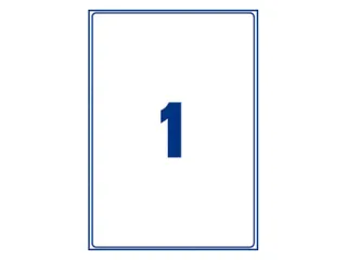 Verzendetiket Avery QuickPeel L7167-100 199.6x289.1mm Wit 100 stuks - 3