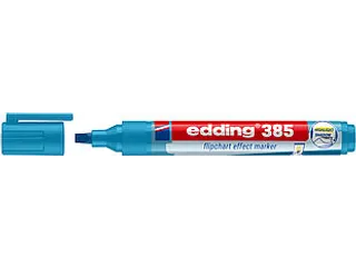 Edding 385 Flipchart effect marker Lichtblauw - 1