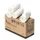 Antimicrobiële afvalzak wit 23 Liter 61x59 cm dameshygiënebak