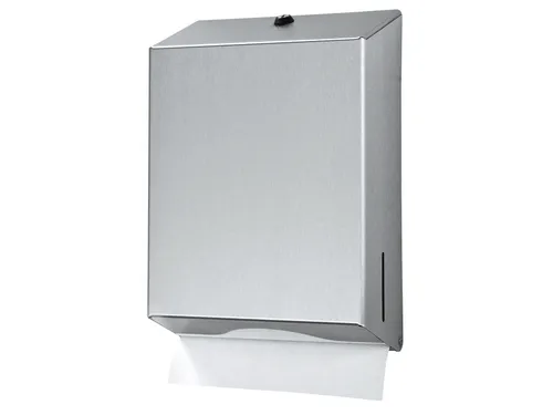 Handdoekdispenser Euro Products universeel groot zilver 438190