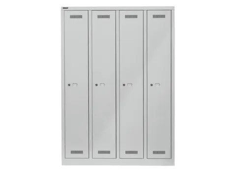 garderobekast,HxBxD 1700x1183x500mm,4vak,vak B 248mm,cil.-slot,