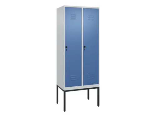 locker,HxBxD 2120x800x500mm,2vak,vak B 400mm,draaigrendel