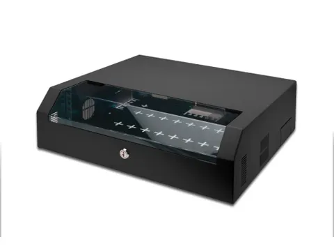 Digitus Soho Slim 2U/3U draaibaar netwerkkast Wand 16x53x48cm Zwart