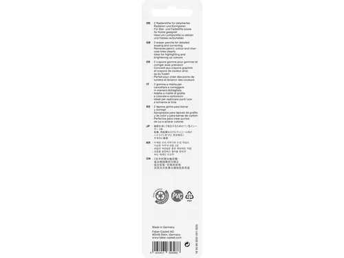 Gumpotlood Faber-Castell Perfection 7056 2 stuks op blister