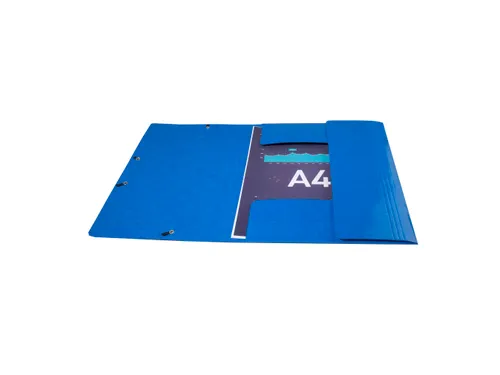 Elastomap Met 3 Kleppen In Gelamineerd Glanskarton A4 Assorti