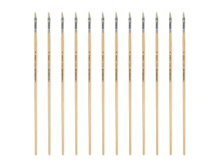 Lyonse penseel Kangaro #4 gelakt hout doos a 12 stuks - 1