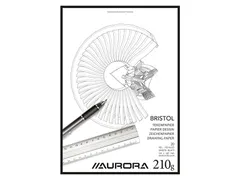 Tekenblok Aurora A4 20 vel 210 gram Bristol papier