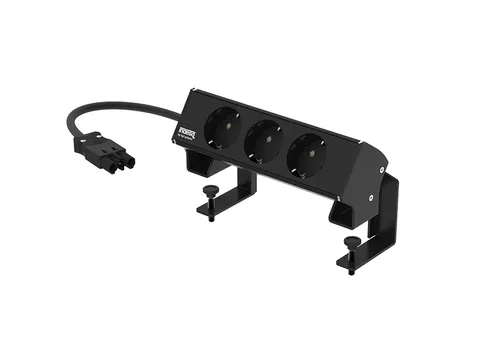 Cell opbouw-unit 3 x 230V, zwart