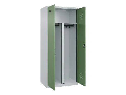PBM-locker,HxBxD 1850x800x500mm,2vak,vak B 400mm,cil.-slot