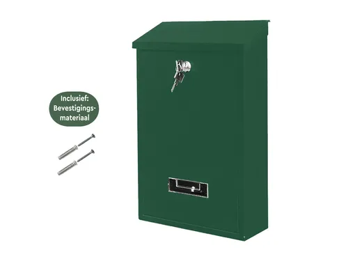 Brievenbus BRASQ PB100 Basic wand groen