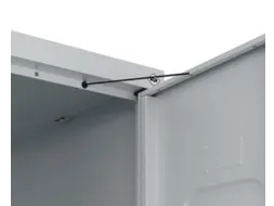 Begrenzer Deuropeningshoek 90°,V. Garderobekast/Lockersysteem,Staal