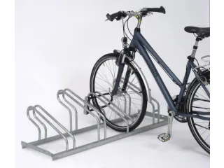 Fiets-Beugelrek L 1400Mm 4Plaatsen Enkelzijdig Gelast Verzinkt - 1