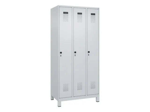 locker voor scheiding van kleding,HxBxD 1950x900x500mm,3vak