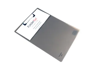 Klembord Foldersys A4 PP transparant grijs - 3
