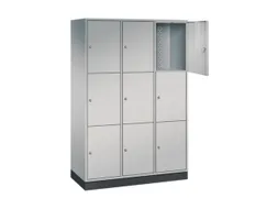 grootvolume-lockersysteem,HxBxD 1950x1220x500mm,3x3vakken,cil.-slot