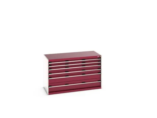 ladekast HxBxD 800x1300x650mm 6laden romp RAL7035 front RAL3004