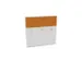 baliepaneel,v. bureau,aanbouw achter,B 1200mm,Bl-wit,BN3005-geel