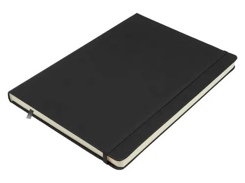 Schetsboek Kangaro A4 zwart PU HC 80 blad 140gr roomwit met elastiek e