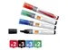 Viltstift Nobo whiteboard Liquid schuin assorti 4mm