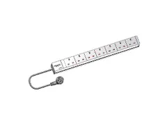 Actassi - 1U stroomverdeelrail - 7 stopcontacten 19P UK