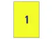 Avery Zweckform Ultra sterk etiket L6111-20 210x297mm Geel 20 stuks
