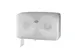 Euro Pearl 431007 WHITE jumbo duo-mini toiletrolhouder