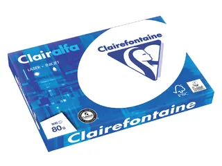 Kopieerpapier Clairefontaine Clairalfa A3 80 Gram Wit Voordeelbundel - 1