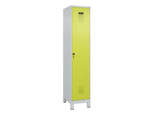 locker,HxBxD 1950x400x500mm,1vak,vak B 400mm,draaigrendel,voeten