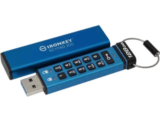 Kingston IronKey Keypad 200 USB 3.2 Gen 1 stick met hardware 128GB - 1