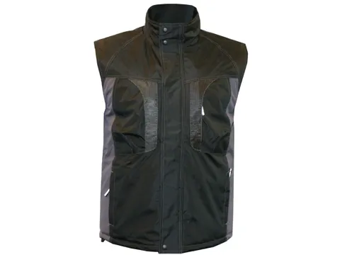 M-Wear 0320 bodywarmer Maat S Zwart Grijs